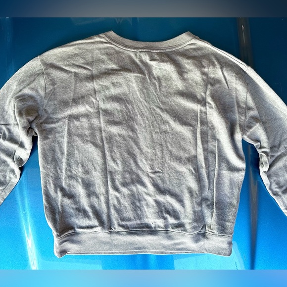 Duo Outerwear Combo:PINK brand Crewneck sweatshirt and Burgundy Hoodie, Size Med - Picture 12 of 16